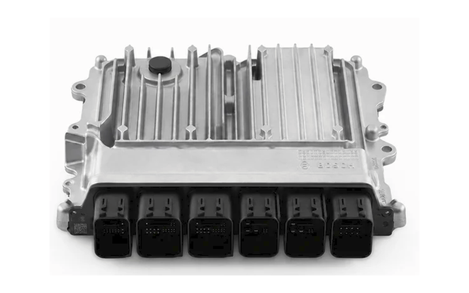 BMW control modules on an electronics workbench